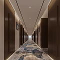 Modern Industrial Hotel Public Lounge With Comfortable Leather Sofas And Lush Indoor Green Plants