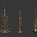 Golden Decorative Candelabra With Various Designs And Styles For Home Interior