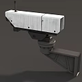 Monitoring simple model camera simple model low face number monitoring camera monitoring equipment infrared camera security monitoring game monitoring 3d model