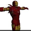 Smart Machine Iron Man Red Armor With Advanced Mechanical Design And Glowing Core 3d model