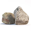 Natural Stones With Rough Surface And Earthy Texture For Decorative