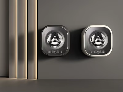 Sleek Modern TECHNOVA Washing Machine Control Panels For Home Use 3d model