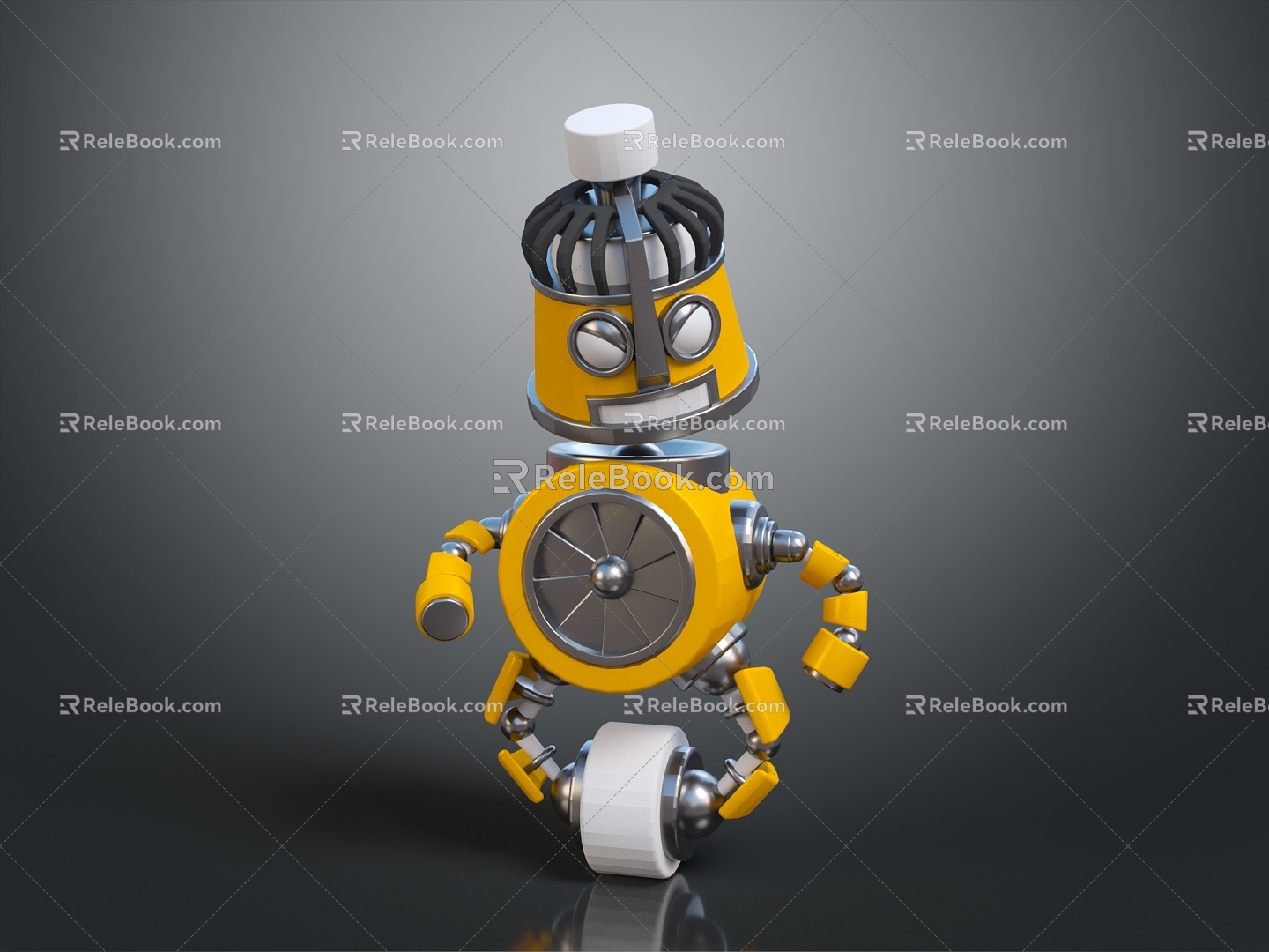 Industrial Robot Single Wheel Robot Double Wheel Robot Robot 3d model