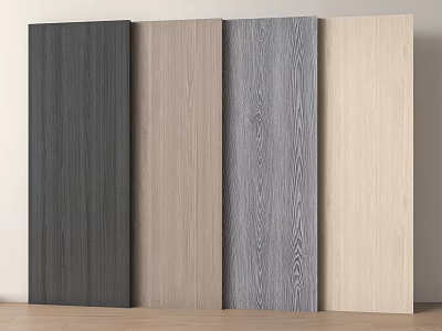 Multiple Wooden Wall Panels With Different Wood Textures And Colors For Home Decor 3d model