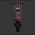 Colorful Kids Tricycle Toy With Pink Purple Design Decorative Handlebar And Large Wheel
