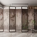 Screen partition 3d model