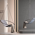 Modern Hanging Chair Swing Chair 3d model