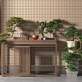 New Chinese-style Duan Jing Tai Duan Jing Strip Case 3d model