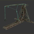 Vintage Crane Old Crane Ancient Crane Heavy Duty Tower Crane Tower Crane 3d model