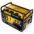 Champion Industrial Hybrid Generator With Yellow Black Housing Control Panel Knobs And Outlets 3d model