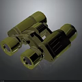 Yellow Military Style Binoculars High Quality Optical Equipment For Outdoor Use