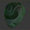 Advanced Futuristic Metallic Helmet With Sleek Design Glossy Surface And Visor