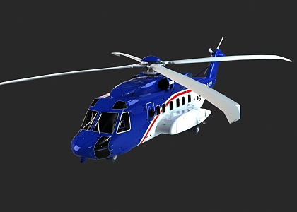 Helicopter 3d model