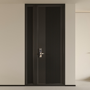 Anti-theft door entry door 3d model