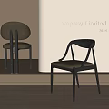 Modern Middle Style Single Chair 3d model