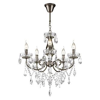 American Style Simple Light Luxury Chandelier Simple Chandelier 3d model