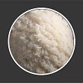 White Ceramic Bowl Filled With Cooked Rice For Daily Household Use