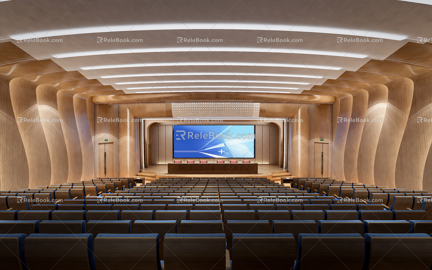 Modern Conference Hall Report Hall 3d model