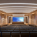 Modern Conference Hall Report Hall 3d model