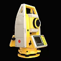 Yellow And White Industrial Total Station With Digital Display Screen For Precision Surveying