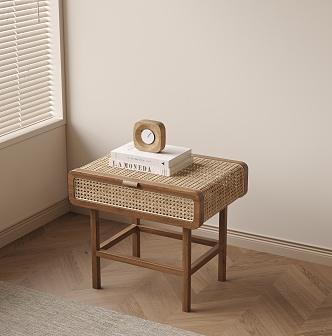 Quiet Bedside Cabinet 3d model