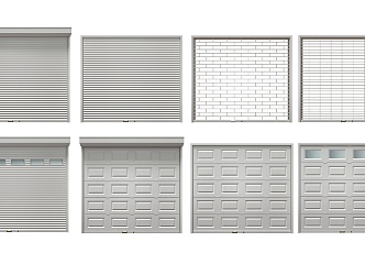 Roll-up Door Roll-up Door Garage Door 3d model