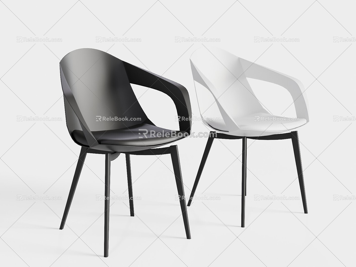 Cadeira single chair 3d model