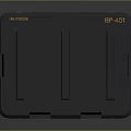Heavy Duty Storage Container With UP451 Label Yellow Arrows And Lid Close Indicator