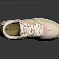 Stylish Casual Sneakers With Pink Green Blue And Orange Color Block Design