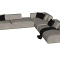 Modern Multiplayer Sofa 3d model