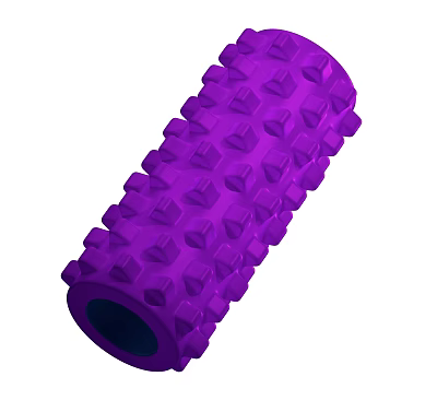 Effective Purple Fitness Foam Roller for Muscle Relaxation and Exercise Recovery 3d model