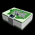 Smart Commercial Equipment With Green Surface City Model And Digital Display Screen
