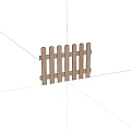Wooden Fence With Light Colored Vertical Slats And Horizontal Support Bars