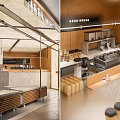 Cozy Bubble Tea Shop Interior Design With Fresh Fruit Handmade Tea And Wooden Seating