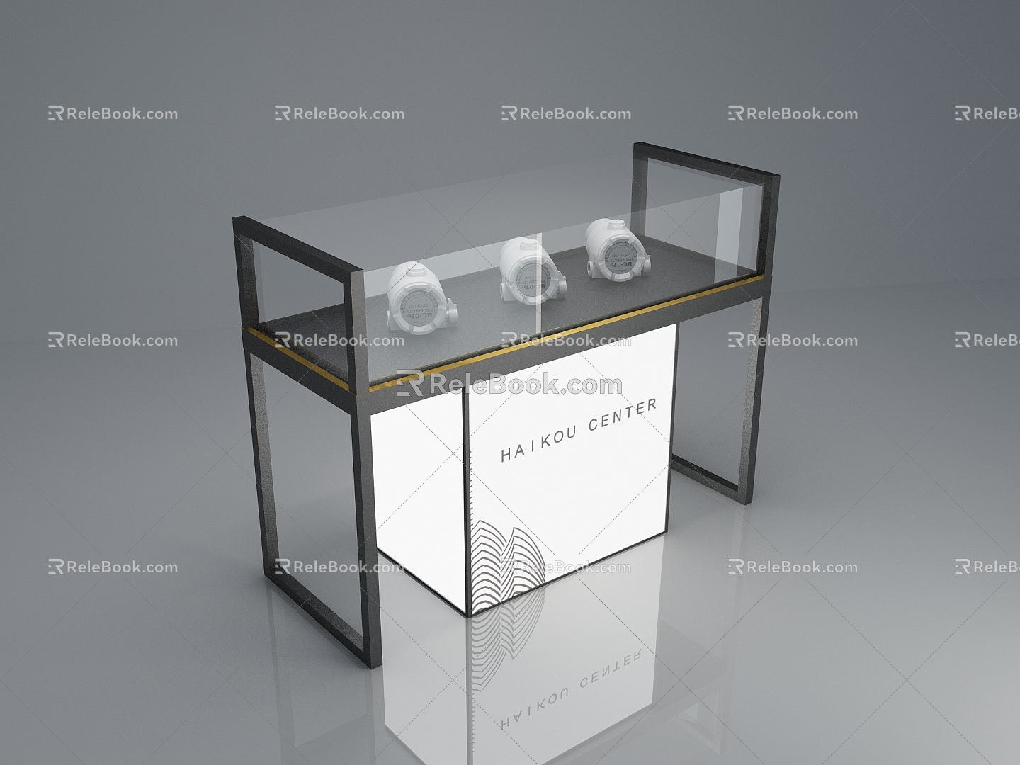 Commercial Counter Display Cabinet Display model