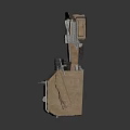 Mechanical Equipment With Metal Frame Structure And Fibrous Wrapping Parts