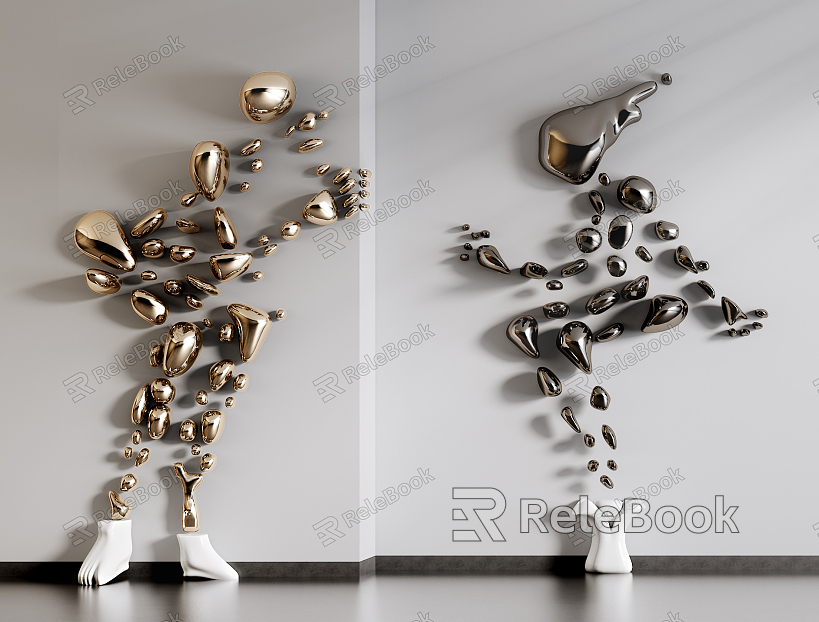 Modern Wall Decorations Figure Wall Decorations model