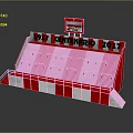 Centenario 2017 Red White Stadium Stand Seating And Structure Equipment