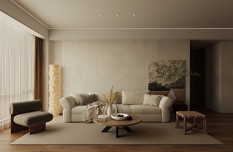 The Silent Living Room 3d model