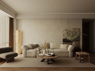 The Silent Living Room 3d model