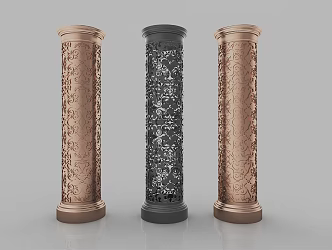 Jane Ou Pillar 3d model