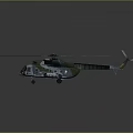 Detailed Military Helicopter 3D Rendering With Main Rotors And Fuselage Design Features