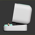 Colorful Pixel Screen Daily Life Device With White Body And Soft Buttons For Desktop Use