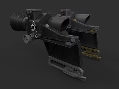 Military Tactical Weapon Sight With M22 Model NVG Compatible Mounting Bracket 3d model