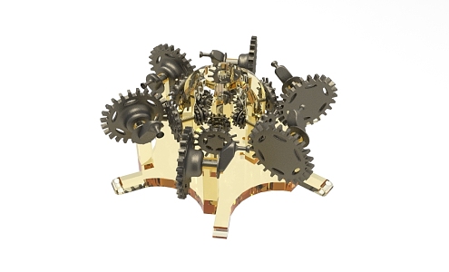 drive mechanism industrial transmission mechanism 932 3d model