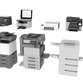 Printer scanner office appliances 3d model