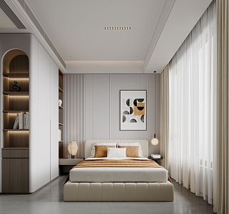 Modern Bedroom 3d model