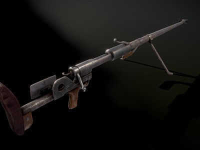 Anti-tank rifle model