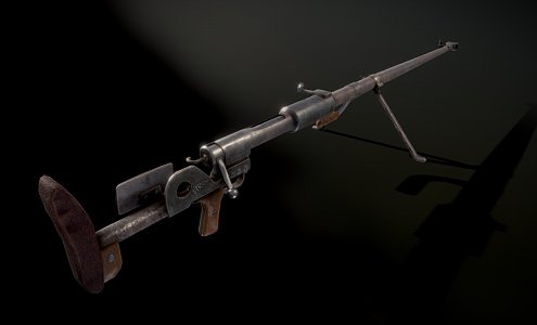 Anti-tank rifle 3d model