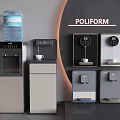 Direct drinking machine pipeline machine water dispenser tea bar machine water purifier 3d model